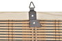 DKD Home Decor Estor de Bambú Bicolor Natural 60x175 cm