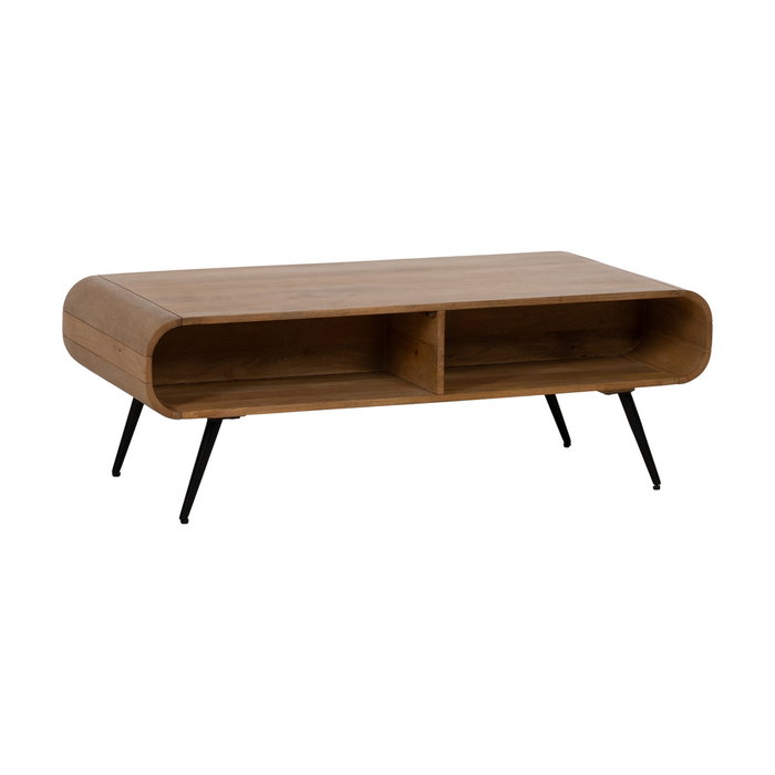 Mesa Centro Natural Madera de Mango 120 X 60 X 40 cm