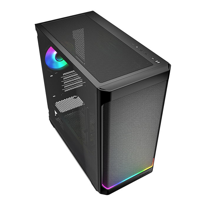 SHARKOON MK4W RGB Strip Black Micro-ATX