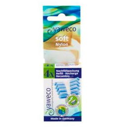 YAWECO Recambios Cepillo Dental Cabezal Nylon Soft 4 Unidades