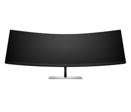 HP E45c G5 DQHD Monitor Curvo de 44,5 pulgadas Dual QHD Black