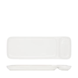 Summa NOUBON GASTROBAR Fuente Duo 32x11 cm (Set de 6) en Marfil