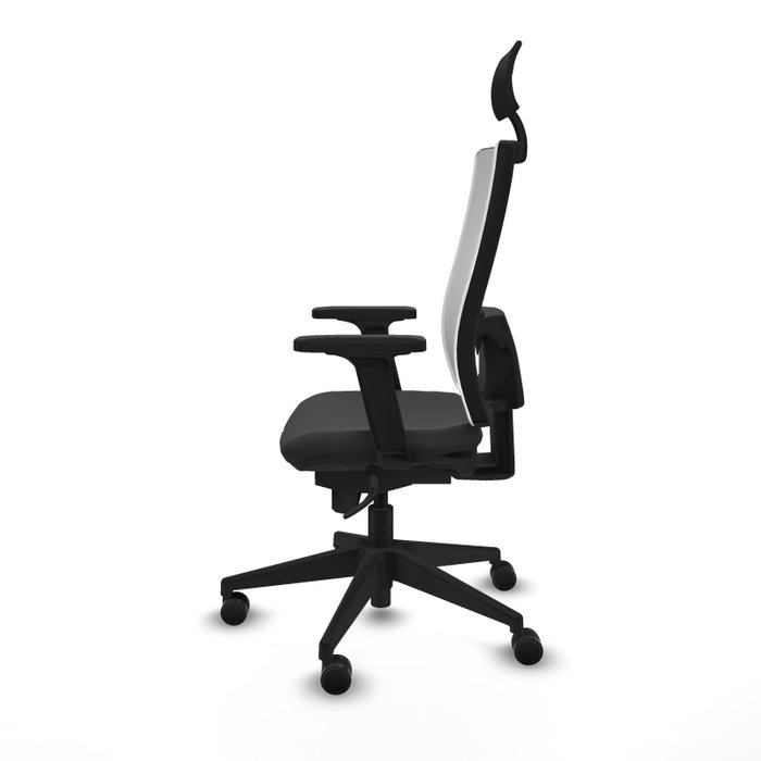 PIQUERAS Y CRESPO Silla de oficina Horna Gris oscuro y Blanco PIQUERAS Y CRESPO Silla de oficina Horna Gris oscuro y Blanco