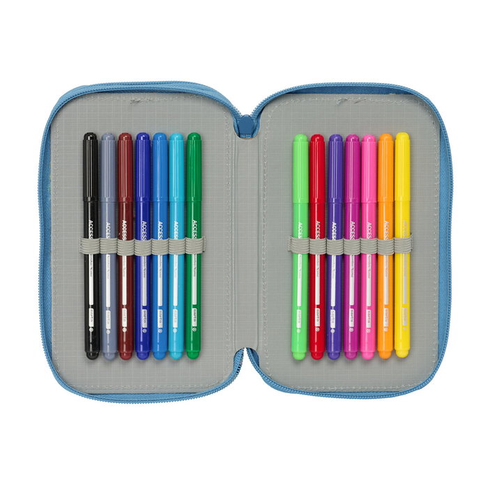 Portatodo Frozen Azul 12,5 x 19,5 x 5,5 cm 37 Piezas Portatodo Frozen Azul 12,5 x 19,5 x 5,5 cm 37 Piezas