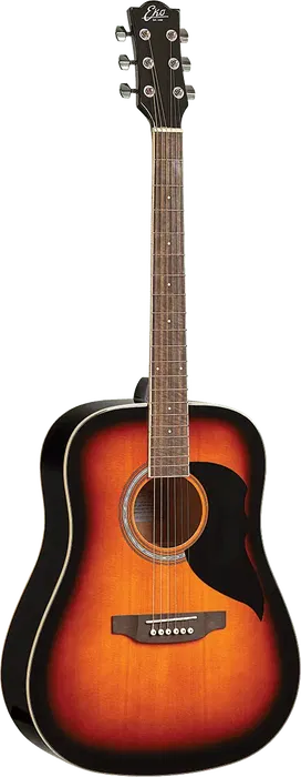 EKO Ranger VI Guitarra Acústica Dreadnought Brown Sunburst Cuerpo de Abeto y Tilo Mástil de Abedul