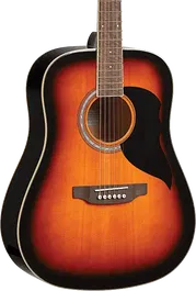 EKO Ranger VI Guitarra Acústica Dreadnought Brown Sunburst Cuerpo de Abeto y Tilo Mástil de Abedul