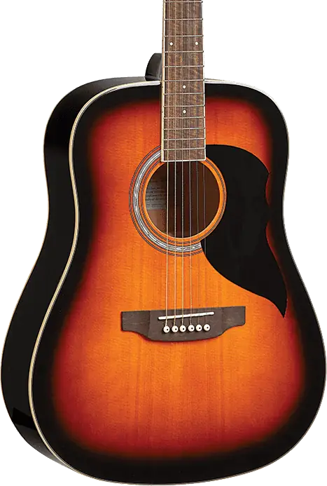 EKO Ranger VI Guitarra Acústica Dreadnought Brown Sunburst Cuerpo de Abeto y Tilo Mástil de Abedul