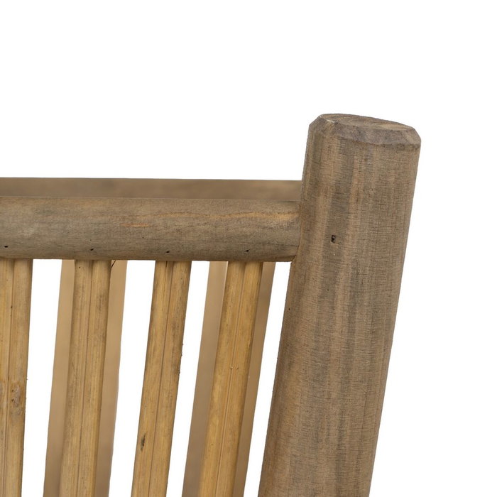 Ixia Pack de 2 Maceteros Decoración de Bambú Natural 32,5 x 32,5 x 34 cm Ixia Pack de 2 Maceteros Decoración de Bambú Natural 32,5 x 32,5 x 34 cm