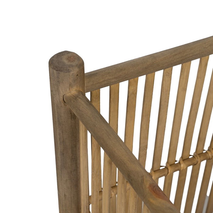 Ixia Pack de 2 Maceteros Decoración de Bambú Natural 32,5 x 32,5 x 34 cm Ixia Pack de 2 Maceteros Decoración de Bambú Natural 32,5 x 32,5 x 34 cm