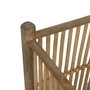 Ixia Pack de 2 Maceteros Decoración de Bambú Natural 32,5 x 32,5 x 34 cm