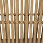 Ixia Pack de 2 Maceteros Decoración de Bambú Natural 32,5 x 32,5 x 34 cm