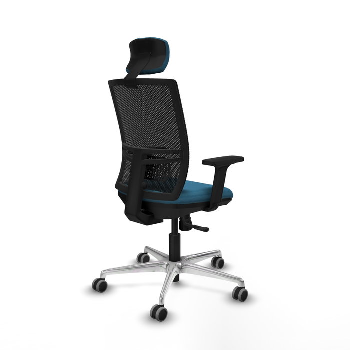 PIQUERAS Y CRESPO Silla de oficina Yunquera con mecanismo Sincro, Verde petróleo y Negro PIQUERAS Y CRESPO Silla de oficina Yunquera con mecanismo Sincro, Verde petróleo y Negro