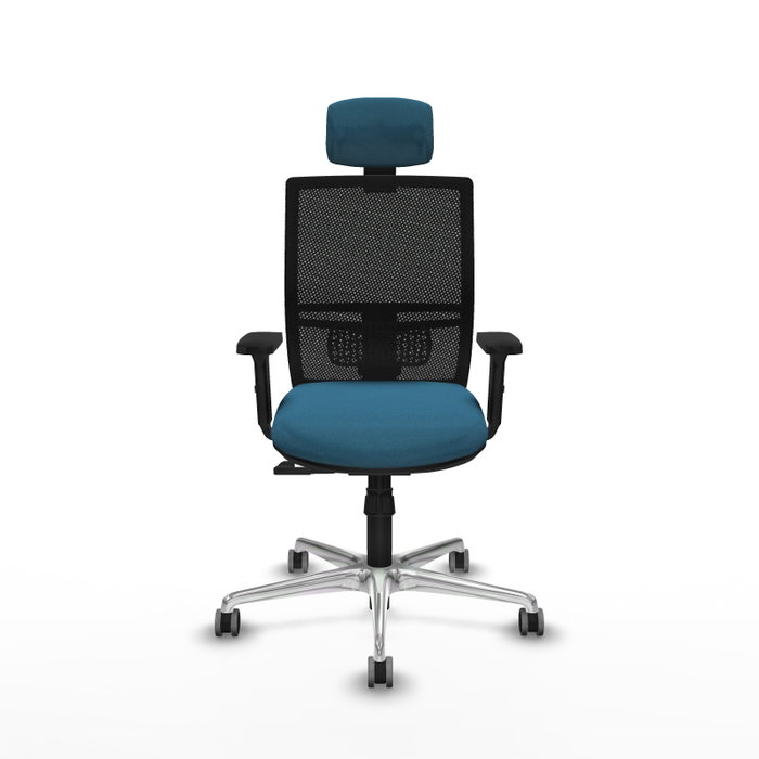 PIQUERAS Y CRESPO Silla de oficina Yunquera con mecanismo Sincro, Verde petróleo y Negro PIQUERAS Y CRESPO Silla de oficina Yunquera con mecanismo Sincro, Verde petróleo y Negro