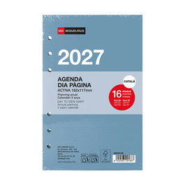 MIQUELRIUS Recambio Agenda Anual 2027 Catalán Integral Activa 182x117 D/P