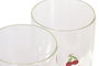 DKD Home Decor Vasos de Borosilicato con Diseño de Frutas, Pack de 2