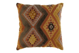 DKD Home Decor Pack de 2 Cojines de Algodón con Bordado Multicolor 45x8x45 cm