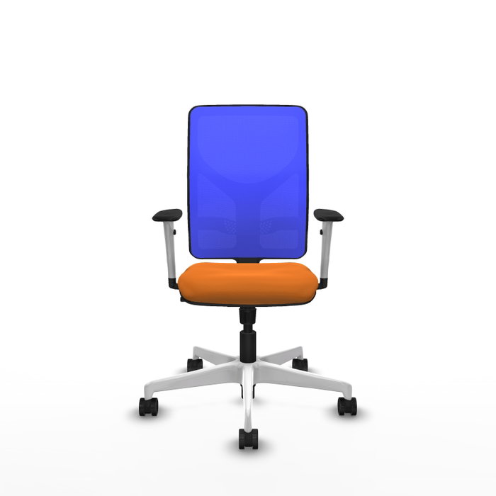 PIQUERAS Y CRESPO Silla de oficina Motilla Naranja y Azul PIQUERAS Y CRESPO Silla de oficina Motilla Naranja y Azul