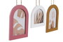 DKD Home Decor Marco Multifoto Cozy boho 22 Natural Multicolor Mdf Colgante 37 x 50 x 1.2 cm (6 Unidades)
