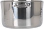 Quttin Olla Acero Industrial de 32 cm (0.8 mm de grosor, 14 Litros de capacidad) con Tapa (2 Unidades)