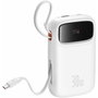 Baseus Qpow 2 Power Bank 10000 mAh 30W 2xUSB-C Blanco
