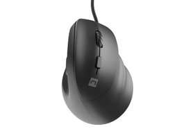 Natec Crake 2 Pro Mouse vertical alámbrico óptico negro, 12800 DPI, 6 botones