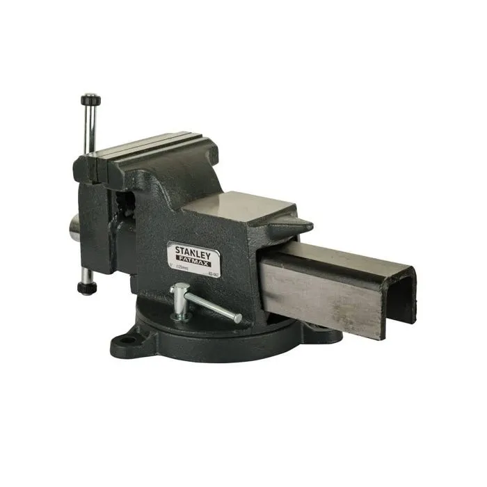 Tornillo de banco stanley maxsteel pesado, 125 mm, gris