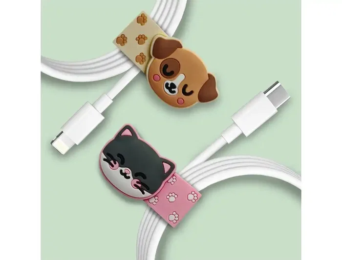 Mr. Wonderful Organizadores de Cable Pets Pack de 2 Unidades