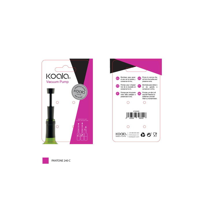 Tapón Vacío Abs y Silicona Basic Koala 7,5x2,1 cm (12 Unidades) Tapón Vacío Abs y Silicona Basic Koala 7,5x2,1 cm (12 Unidades)