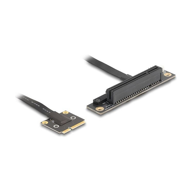 DeLOCK Adaptador Mini PCIe a PCIe 3.0 x8 81295 con cable de 20 cm y ángulo de 90° DeLOCK Adaptador Mini PCIe a PCIe 3.0 x8 81295 con cable de 20 cm y ángulo de 90°