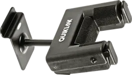 QUIKLOK Soporte Guitarra Pared con Autobloqueo para Expositor (Slatwall) Negro
