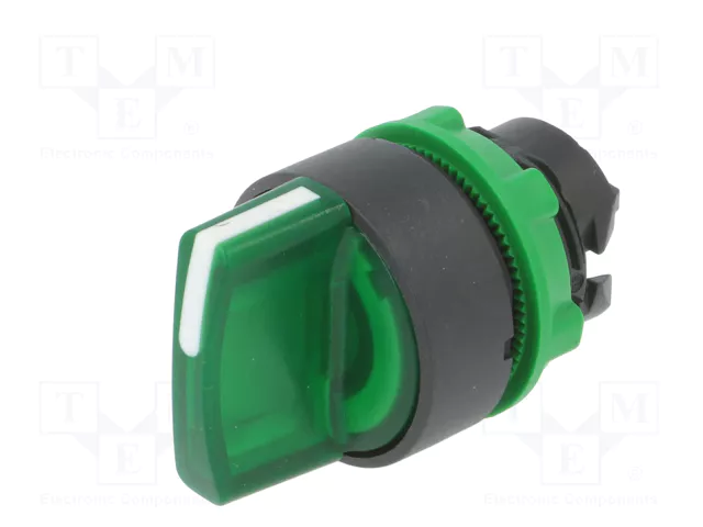 SCHNEIDER ELECTRIC Interruptor Rotativo Harmony XB5 Verde 22mm con LED