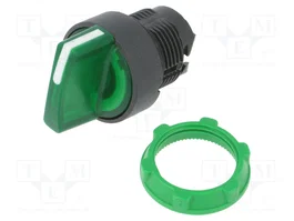 SCHNEIDER ELECTRIC Interruptor Rotativo Harmony XB5 Verde 22mm con LED