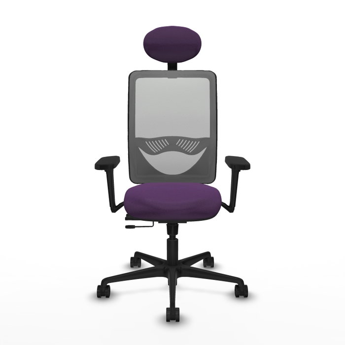 PIQUERAS Y CRESPO Silla de oficina Zulema Morado/Gris PIQUERAS Y CRESPO Silla de oficina Zulema Morado/Gris