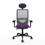 PIQUERAS Y CRESPO Silla de oficina Zulema Morado/Gris
