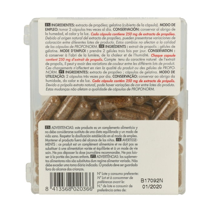 Intersa Aprolis Proponorm Propóleo BIO 60 cápsulas