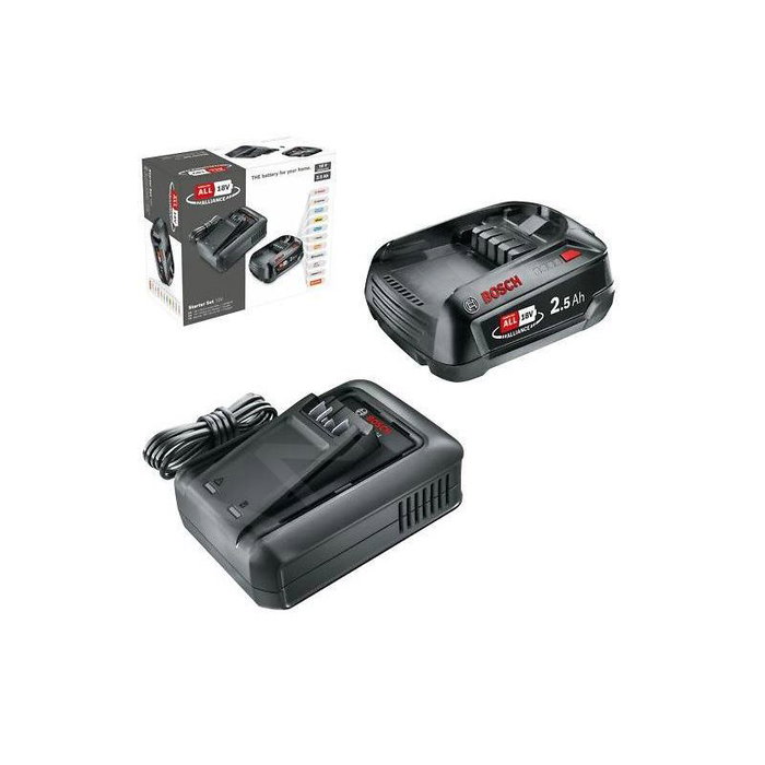 Bosch Kit Batería/Cargador PBA 18V 2.5Ah Bosch Kit Batería/Cargador PBA 18V 2.5Ah