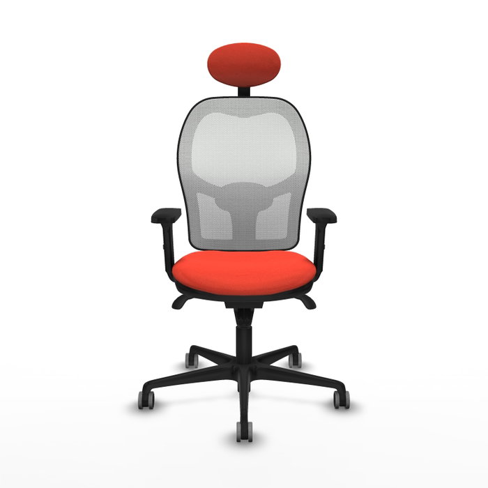 PIQUERAS Y CRESPO Silla de oficina Jorquera Naranja y Blanco