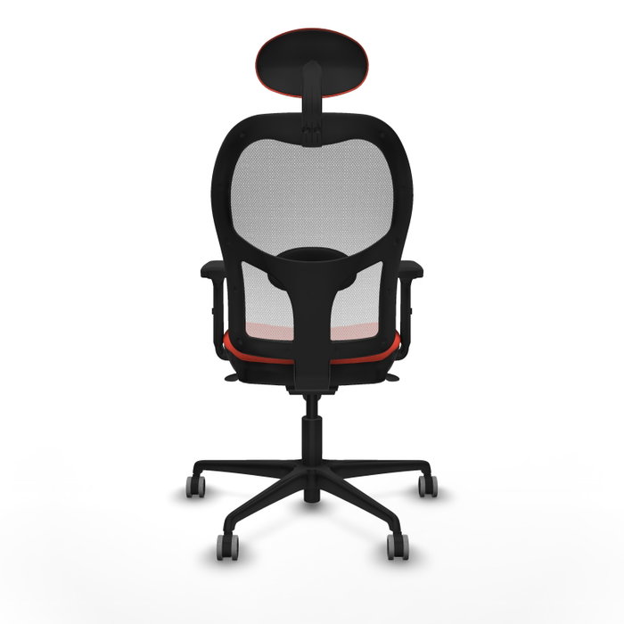 PIQUERAS Y CRESPO Silla de oficina Jorquera Naranja y Blanco