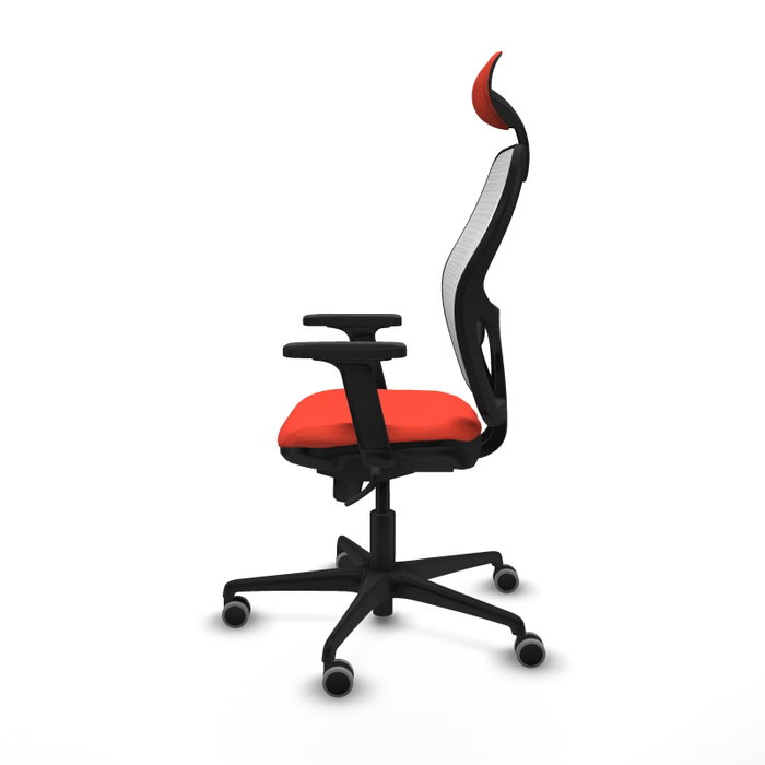 PIQUERAS Y CRESPO Silla de oficina Jorquera Naranja y Blanco
