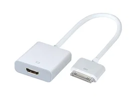 3GO Adaptador de video IHDMIADAP USB-C a HDMI Blanco para iPhone y iPad, Cable de conexión