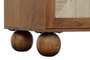 DKD Home Decor Estanteria Basant ratan Marron Oscuro Natural Acacia Ratan 90 x 40 x 181 cm
