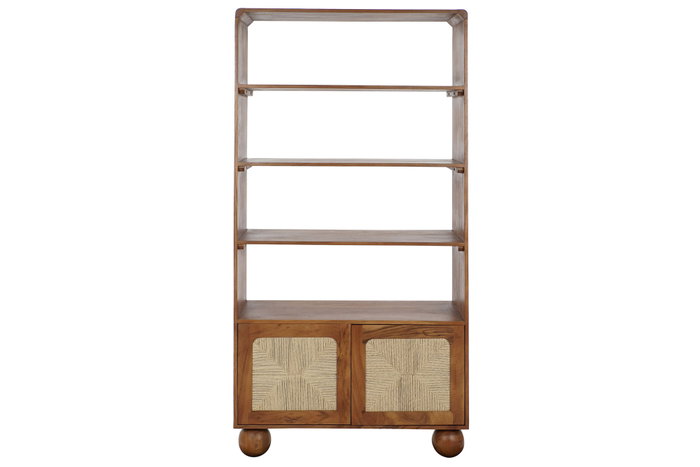 DKD Home Decor Estanteria Basant ratan Marron Oscuro Natural Acacia Ratan 90 x 40 x 181 cm DKD Home Decor Estanteria Basant ratan Marron Oscuro Natural Acacia Ratan 90 x 40 x 181 cm