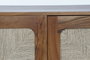 DKD Home Decor Estanteria Basant ratan Marron Oscuro Natural Acacia Ratan 90 x 40 x 181 cm