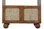 DKD Home Decor Estanteria Basant ratan Marron Oscuro Natural Acacia Ratan 90 x 40 x 181 cm