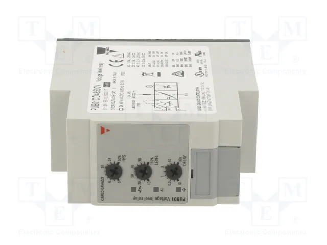 CARLO GAVAZZI Relé de monitorización de tensión 24÷48VAC/VDC CARLO GAVAZZI Relé de monitorización de tensión 24÷48VAC/VDC