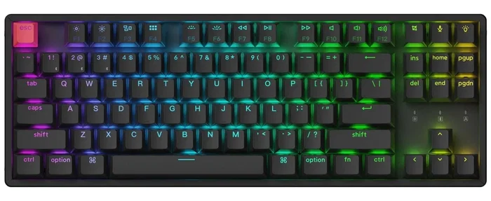 Keychron K8X-J3 Teclado Mecánico 80% TKL 87 Teclas Switch Brown RGB Hot-Swap Negro Keychron K8X-J3 Teclado Mecánico 80% TKL 87 Teclas Switch Brown RGB Hot-Swap Negro