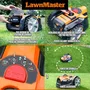 Lawnmaster LAW6939349520105 Robot cortacésped autónomo 24V sin cable perimetral - El más sencillo del mercado