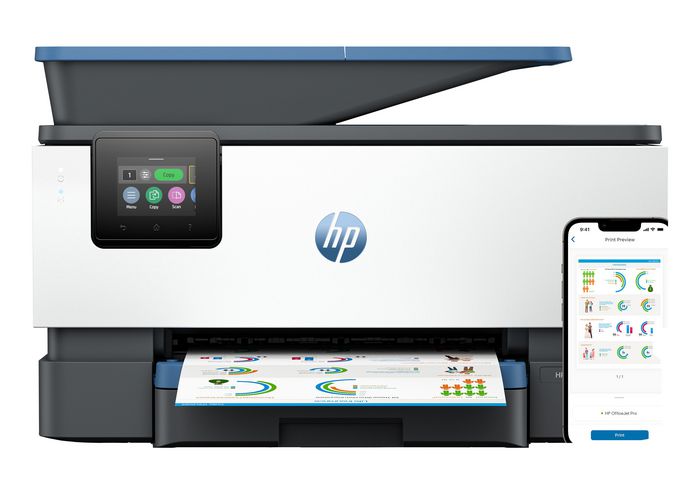 HP OfficeJet Pro 9125e Multifunción Inyección de Tinta Color con Fax y Dúplex