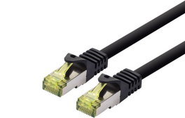 LOGON PROFESSIONAL Cable de Red SSTP/AWG26/LSOH 3M Cat6A 500Mhz Negro - Logon TCR6ASS030BL