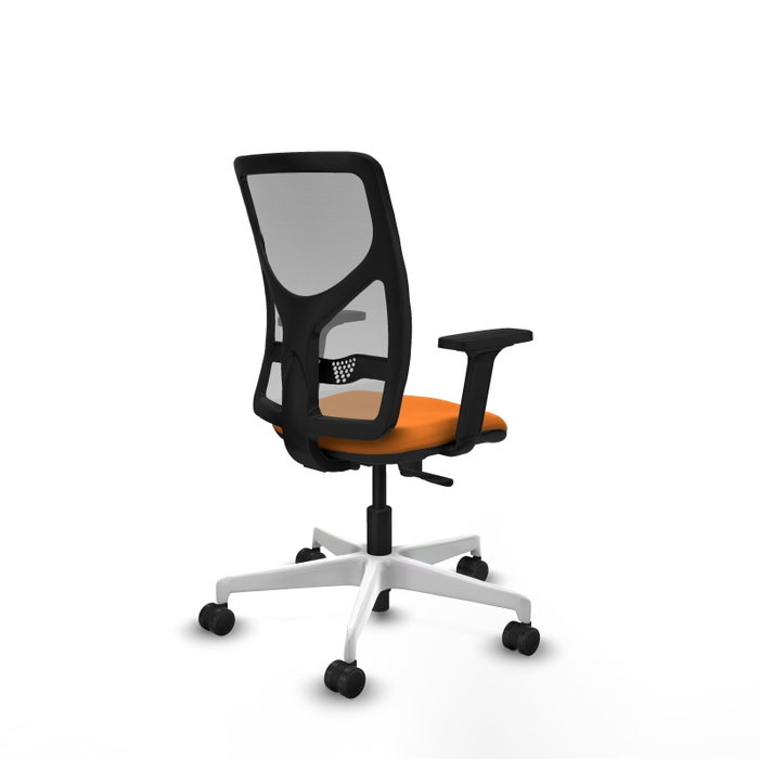 PIQUERAS Y CRESPO Silla de oficina Motilla Naranja y Gris PIQUERAS Y CRESPO Silla de oficina Motilla Naranja y Gris